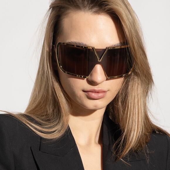 New! VALENTINO Sunglasses V-ROMASK VLS-120B, Authentic - Picture 1 of 15